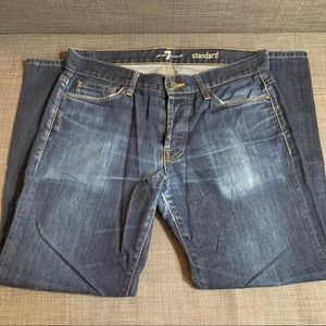 7 For All Mankind Standard Jeans (Blue - Size 33)